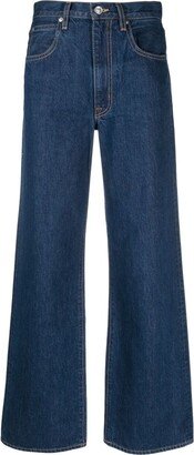 Grace wide-leg cotton jeans