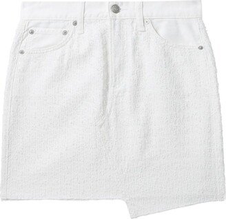 Logo-Patch Cotton Miniskirt