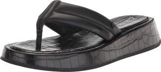 NY Women's Laina Sandal Black 5 Medium