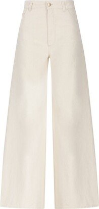 High Waisted Wide-Leg Trousers-AC