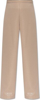 High Waist Straight Leg Trousers-AL