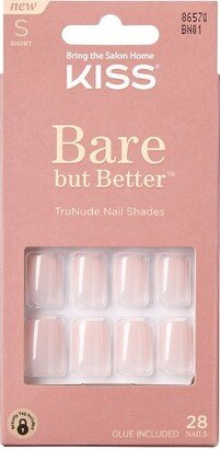 KISS Products KISS Bare But Better TruNude Fake Nails - Nudies - 28ct