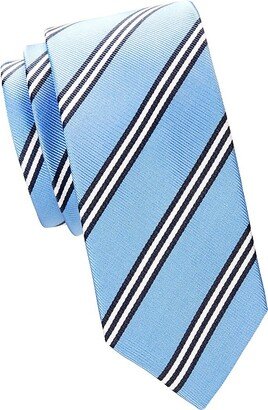 Saks Fifth Avenue Made in Italy Saks Fifth Avenue Men's Striped Silk Twill Tie