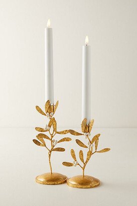 Flameless Taper Candles, Set of 2