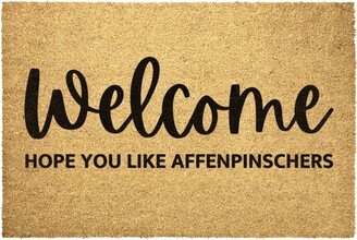 Affenpinscher Doormat Outdoor Rug Coir Door Mat Hope You Like Affenpinschers Decor Housewarming Home Summer Winter Christmas House Gift