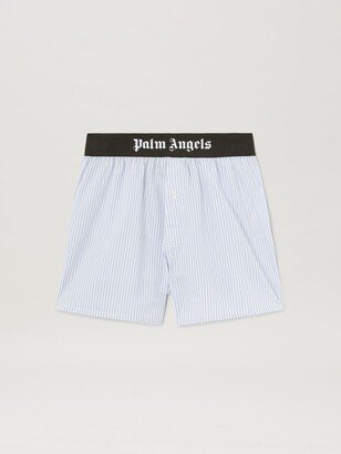 Classic Logo Striped Boxer-AC