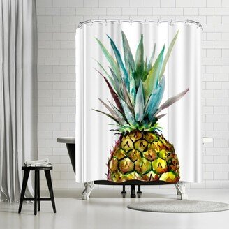 71 x 74 Shower Curtain, Pineapple 2 by Suren Nersisyan