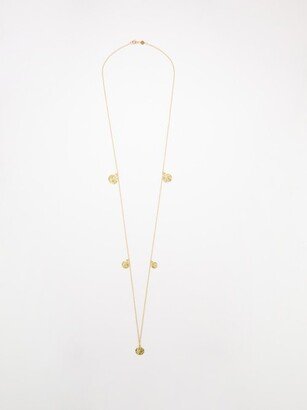 Coin Charm 18kt Gold Necklace