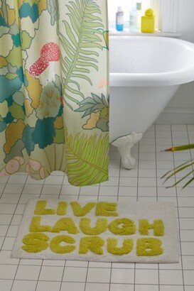 UO Home Live Laugh Scrub Bath Mat