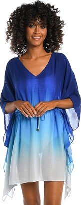 Ocean Oasis Caftan (Sapphire) Women's Swimwear