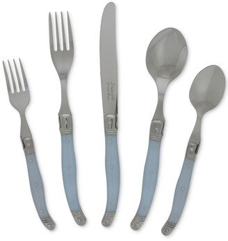 Laguiole 20-Piece Ice Blue Flatware Set, Service for 4