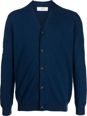 V-neck cashmere cardigan-AO