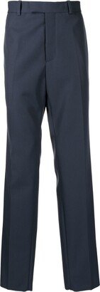 Straight-Leg Tailored Trousers-GG