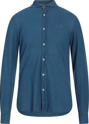 JACOB COHЁN Shirt Slate Blue