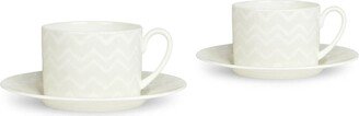 Zig Zag coffee cup set