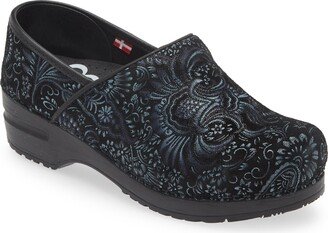 Boteh Paisley Print Clog