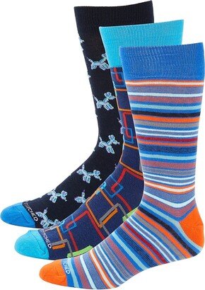Unsimply Stitched 3-Pack Striped Socks