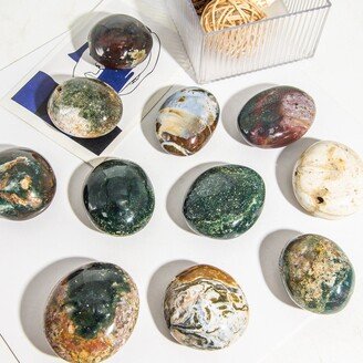 Wholesale Lot 1 lbs Natural Ocean Jasper Palm Stone Healing Crystal
