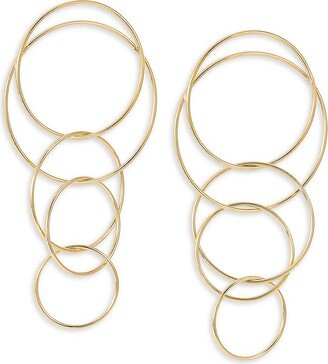 Saks Fifth Avenue Made in Italy Saks Fifth Avenue Women's 14K Yellow Gold Multi-Ring Earrings