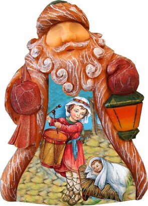 G.DeBrekht Drummer Boy Tiny Tale Santa Figurine