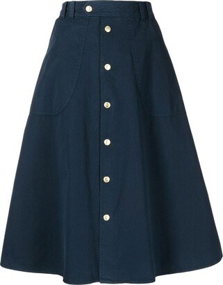 Jamie A-line midi skirt