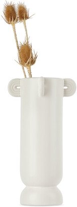 White Calli Vase