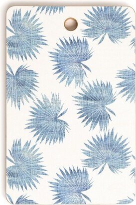 Schatzi Brown Sun Palm Chambray Rectangular Cutting Board