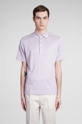 Polo In Viola Silk