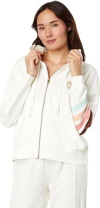 Trails Full Zip Hoodie (Bone) Women's Clothing