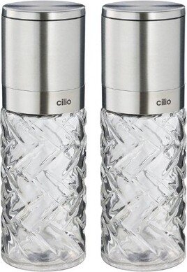 Cristallo Salt or Pepper Mill, s/s, 2dia. X 6.7 - 2 units