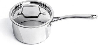 Professional Tri-Ply 18/10 Stainless Steel 8 Saucepan with Stainless Steel Lid 3.3Qt.
