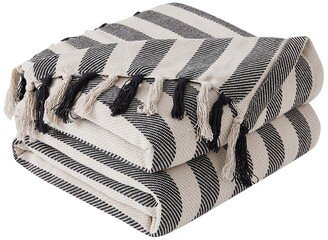 100% Cotton Striped Blanket