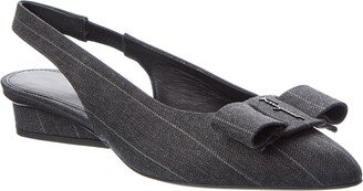 Viva Canvas Slingback Flat