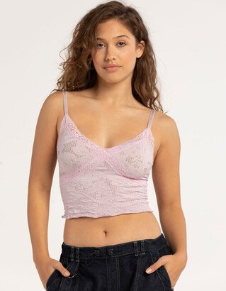 Seamless Lace Womens Cami