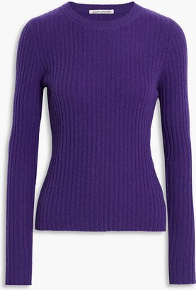 Ribbed cashmere sweater-AG