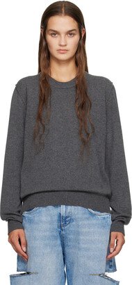 Gray Crewneck Sweater-AE