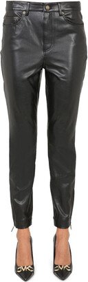 Faux Leather Pants-AO