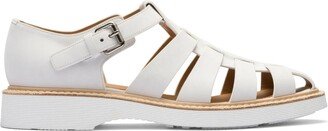 Hove caged Nubuck-leather sandals