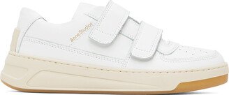 White Velcro Strap Sneakers