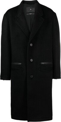 x Adidas tailored single-breasted coat