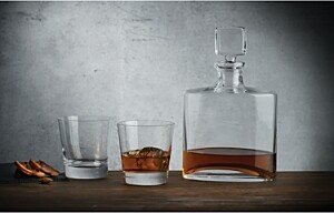 Square Decanter & Glass Set