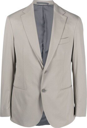 Boggi Milano B Tech single-breasted long-sleeve blazer