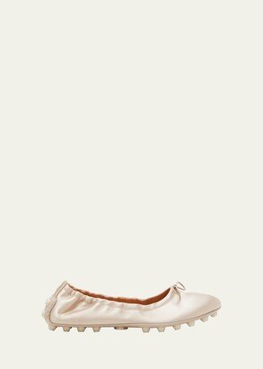 Men's Satin Gommini Ballet Flats