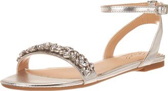 Ohara Minimalist Crystal Adorned Flats