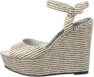 Leather Printed Espadrilles-AE