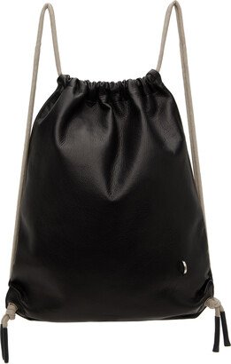 Black Drawstring Backpack