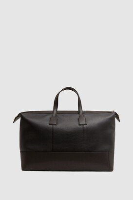 Chocolate Carter Leather Holdall