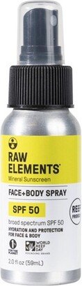 Raw Elements Sunscreen Spray - SPF 50 - 2oz