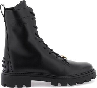 Leather Combat Boots-AG