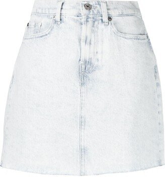 High-Waisted Denim Skirt